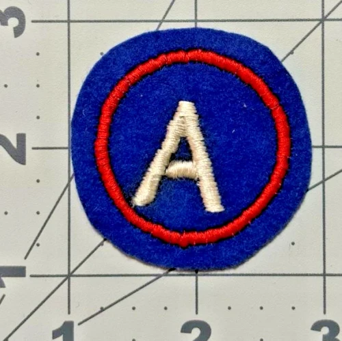 WW 1 Occupation US Army 3rd Army Patch Inv# K7054