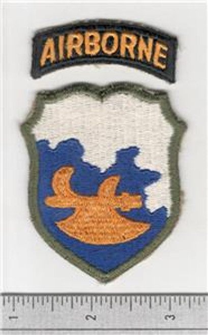 WW 2 US Army 18th Airborne Division Patch and Tab Inv# S994