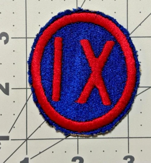 German Made US Army 9th Corps Patch Inv# K7312