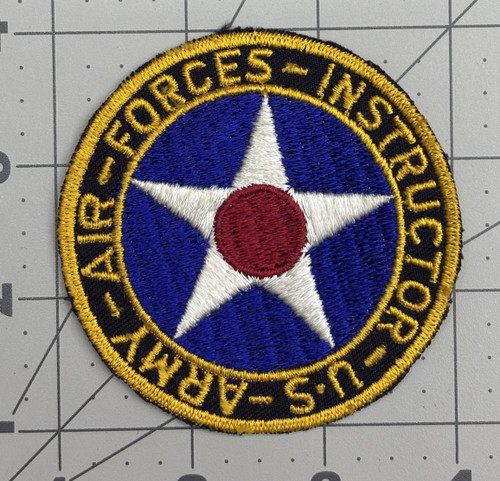 WW 2 Instructor US Army Air Forces Gemsco Patch Inv# K2051