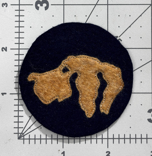 WW 1 102nd Division Tailor Made " Hound Dog "Patch Inv# K1705