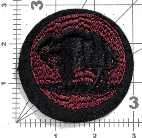 French Made WW 1 US Army 92nd Division Artillery Wool Patch Inv# K1709
