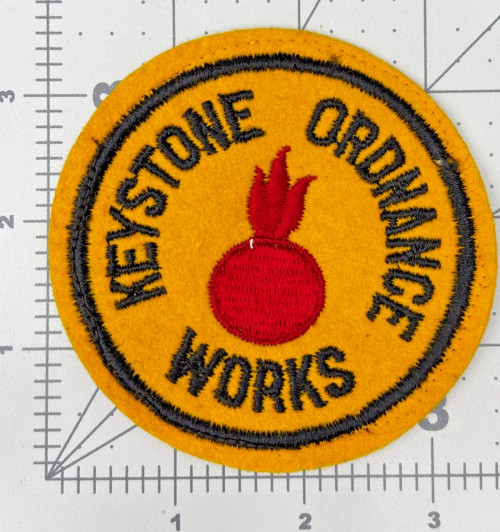 WW 2 Keystone Ordnance Works Patch Inv# K1880