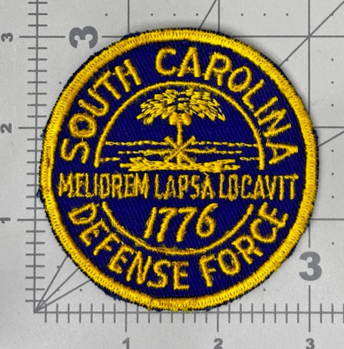 1941-1947 South Carolina Defense Force Twill Patch Inv# K2129