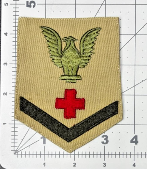 USMC Shipboard Marine Pharmacist's Mate Rate Patch Inv# K2160