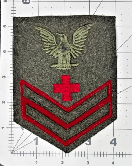 USMC Shipboard Marine Pharmacist's Mate Rate Patch Inv# K2167