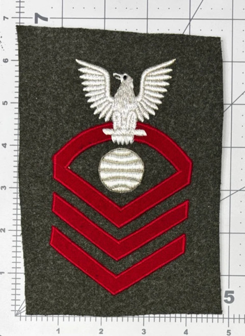 USMC Shipboard Marine Electrician's Mate Bullion Rate Patch Inv# K2178