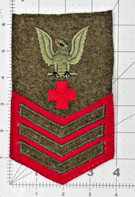 USMC Shipboard Marine Pharmacist's Mate Rate Patch Inv# K2194