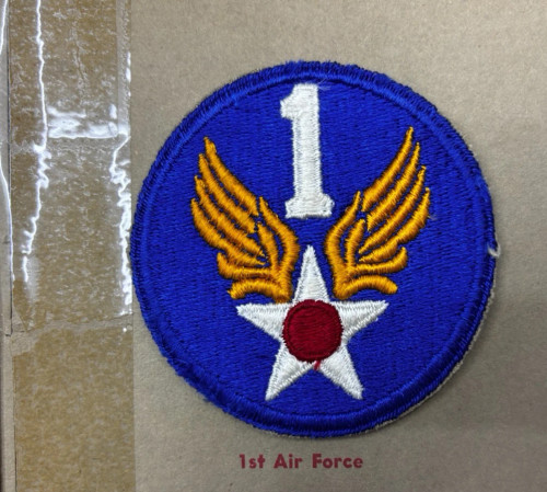 Kay Adams Collection WW 2 AAF 1st Air Force Patch Inv# KA014