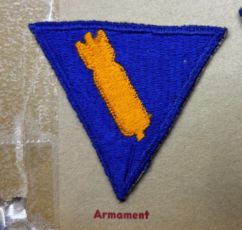 Kay Adams Collection WW 2 AAF Armament Specialist Patch Inv# KA034