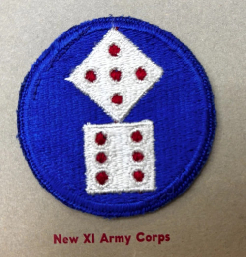 Kay Adams Collection WW 2 US Army 11th Corps Patch Inv# KA074