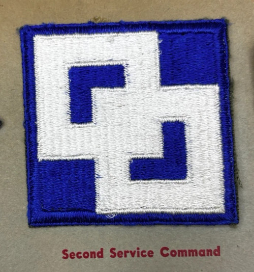 Kay Adams Collection WW 2 US Army 2nd Service Command Patch Inv# KA096