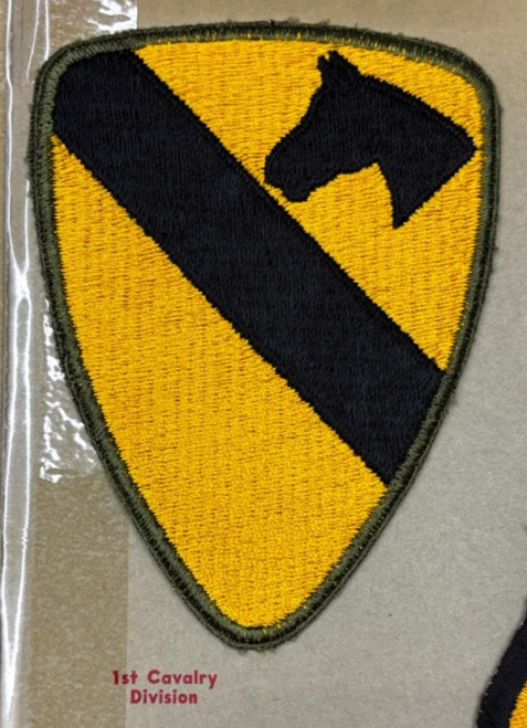 Kay Adams Collection WW 2 US Army 1st Cavalry Division Patch Inv# KA108