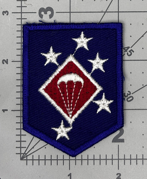 USMC 1st Marine Amphibious Corps Parachute Battalion Twill Patch Inv# K2248