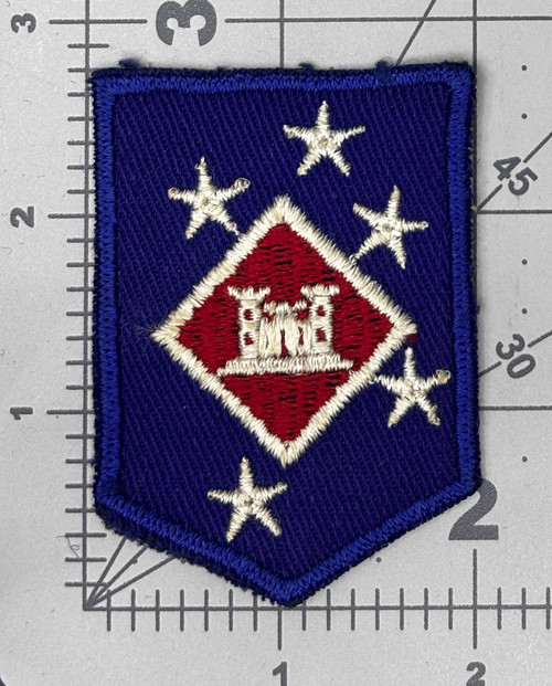 WW 2 USMC 1st MAC Engineer Twill Patch Inv# K2253
