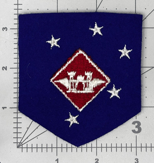WW 2 USMC 1st MAC Aviation Engineers Wool Patch Inv# K2271