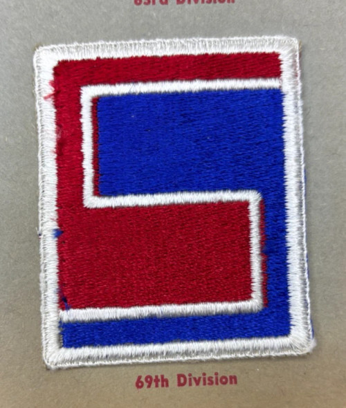 Kay Adams Collection WW 2 US Army 69th Infantry Division Patch Inv# KA171