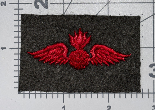 USMC Shipboard Marine Aviation Ordnanceman Cuff Patch Inv# K2317