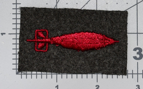 USMC Shipboard Marine Torpedoman Cuff Patch Inv# K2328