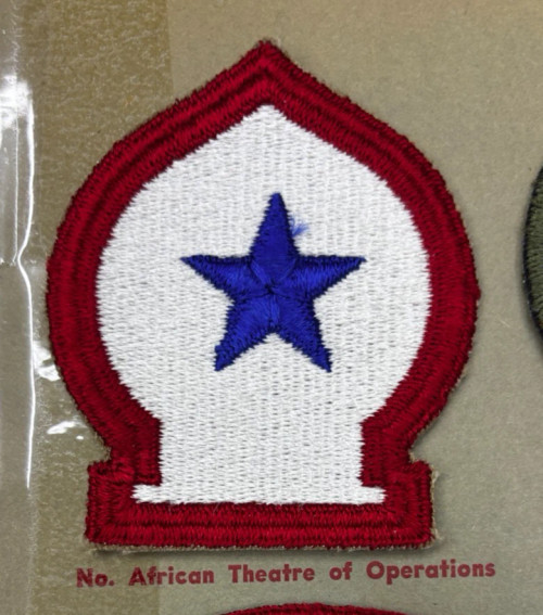 Kay Adams Collection WW 2 US Army North Africa Theater Patch Inv# KA227