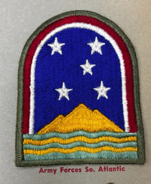 Kay Adams Collection WW 2 US Army Forces South Atlantic Patch Inv# KA235