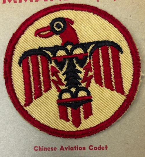 Kay Adams Collection WW 2 US Army Chinese Aviation Cadet Patch Inv# KA242