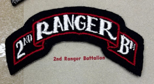 Kay Adams Collection WW 2 US Army 2nd Ranger Battalion Patch Inv# KA280