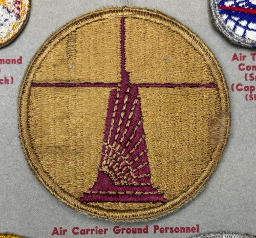 Kay Adams Collection WW 2 US AAF Air Carrier Ground Personnel Patch Inv# KA294