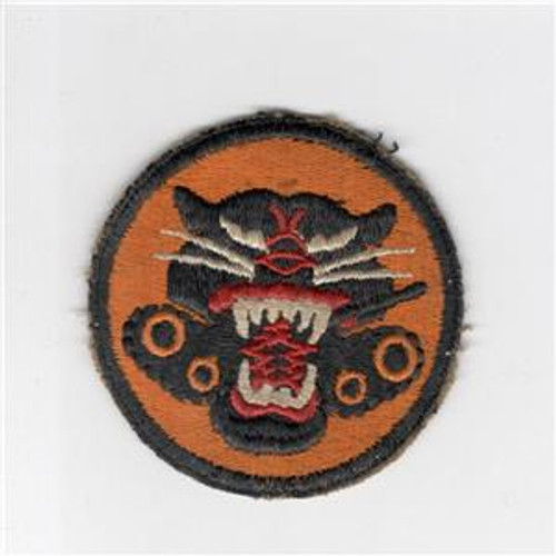 Rare Double Chin WW 2 US Army Tank Destroyer 4 Wheel Patch Inv# J778