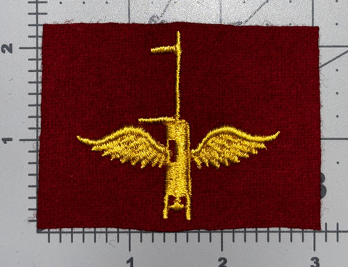 USMC Shipboard Marine Aviation Aerial Gunner Cuff Patch Inv# K2347