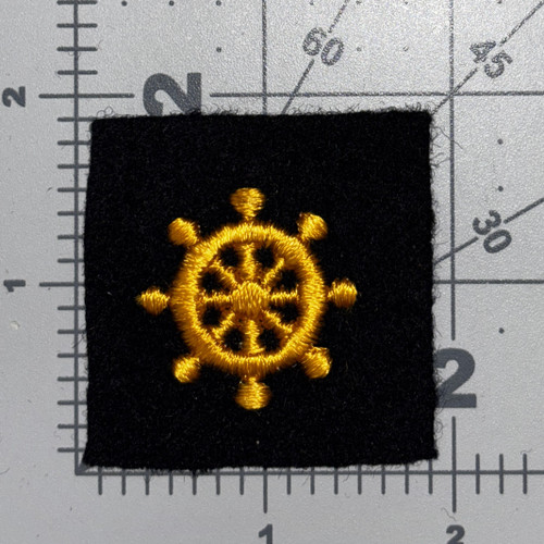 USMC Shipboard Marine Quartermaster Cuff Patch Inv# K2351