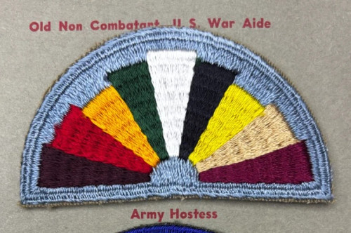 Kay Adams Collection WW 2 US Army Hostess Patch Inv# KA322