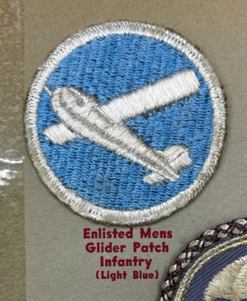 Kay Adams Coll WW 2 US Army 101st Enlisted Infantry Glider Cap Patch Inv# KA340