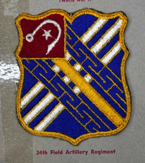 Kay Adams Collection WW 2 US Army 18th Field Artillery Patch Inv# KA362
