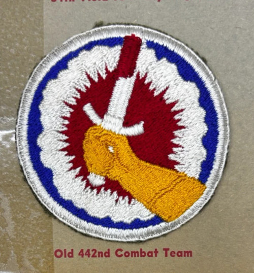 Kay Adams Collection WW 2 US Army 442nd Regimental Combat Team Patch Inv# KA366