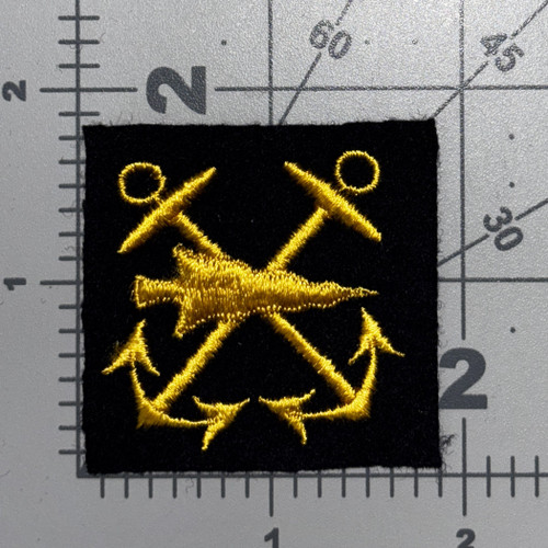 USMC Shipboard Marine Assault Boat Coxswain Cuff Patch Inv# K2361