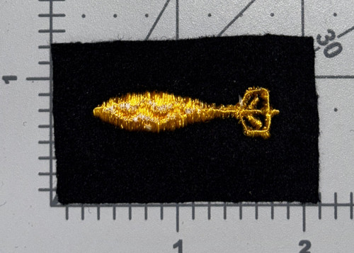 USMC Shipboard Marine Torpedoman Cuff Patch Inv# K2265