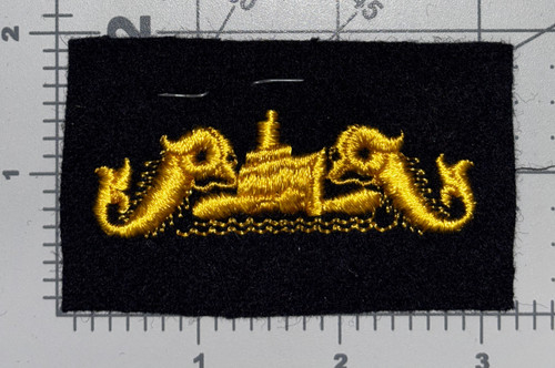 USMC Shipboard Marine Submarine Service Cuff Patch Inv# K2372