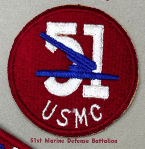 Kay Adams Collection WW 2 USMC 51st Marine Defense Battalion Inv# KA409