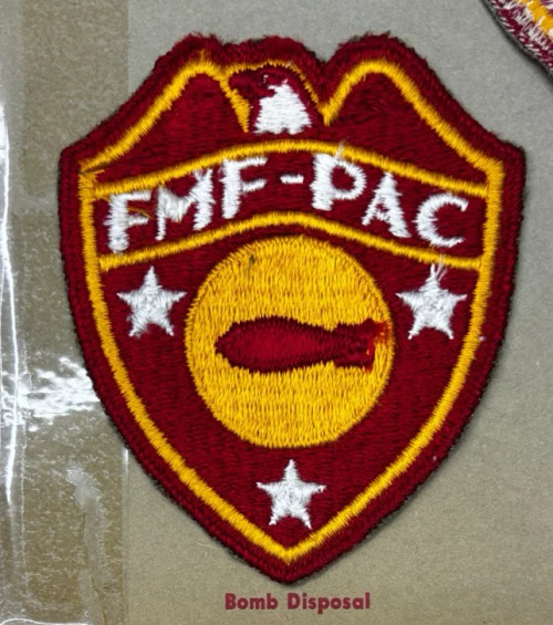 Kay Adams Collection WW 2 USMC FMF-PAC Bomb Disposal Inv# KA420