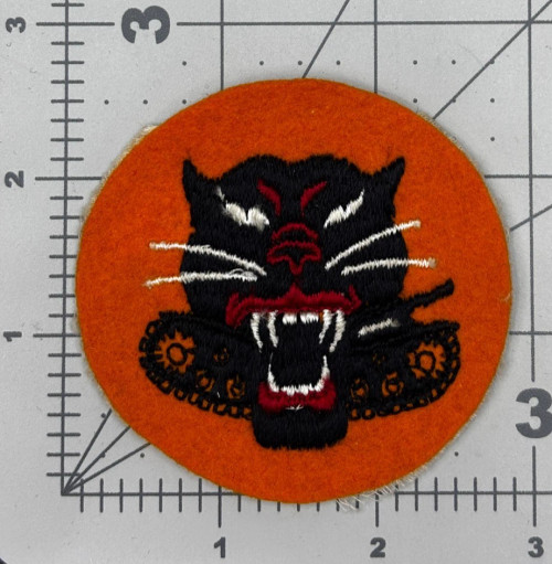 WW 2 US Army Tank Destroyer 8 Wheel White Turret Window Wool Patch Inv# K1537