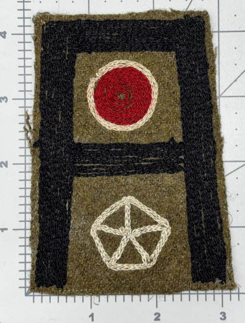 French Made WW 1 US Army 1st Army 5th Corps 37th Division Patch Inv# K2379