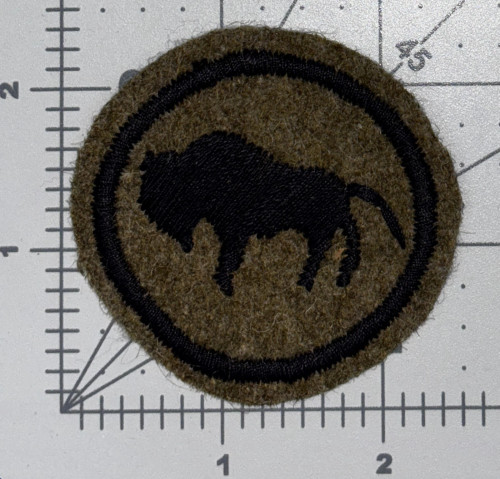 Hand Made WW 1 US Army 92nd Division Patch Inv# K2413