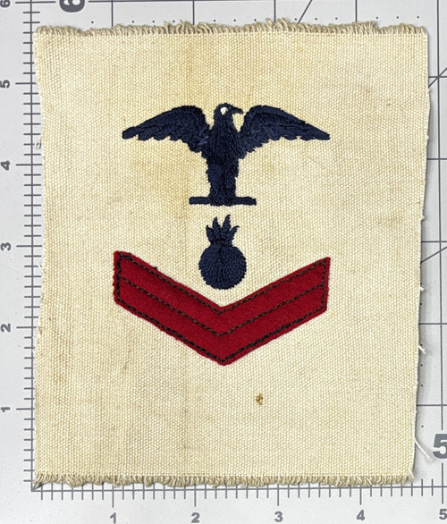 1886 - 1904 US Navy 2nd Class Seaman Gunner Rate Inv# K8055