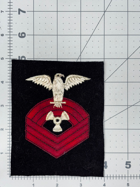 1893 - 1894 US Navy Chief Petty Officer Machinist Rate Inv# K8078