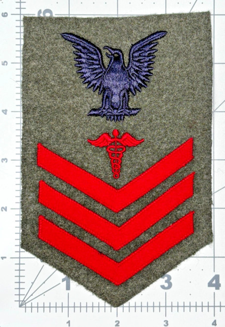 Post WW 2 USN USMC Petty Officer 1st Class Corpsman Rate Inv# K8090