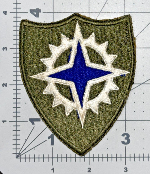 WW 2 US Army 16th Corps Green Border Patch Inv# K8101