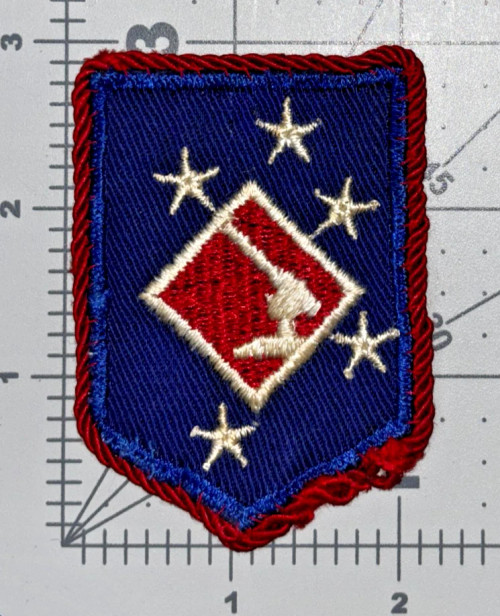 Bloodied WW 2 USMC 1st MAC Defense Battalion Twill Patch Inv# K8155