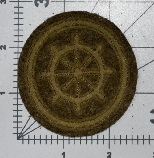 WW 1 US Army Artillery Coxswain PFC Chevron Patch Inv# K8171