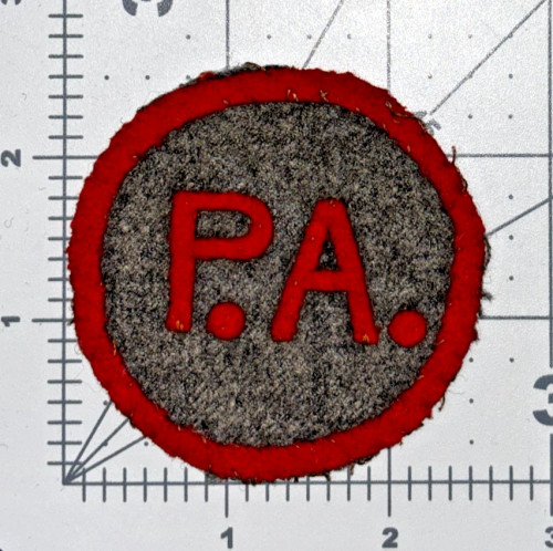 WW 1 US Army Postal Agency Patch Inv# K8213